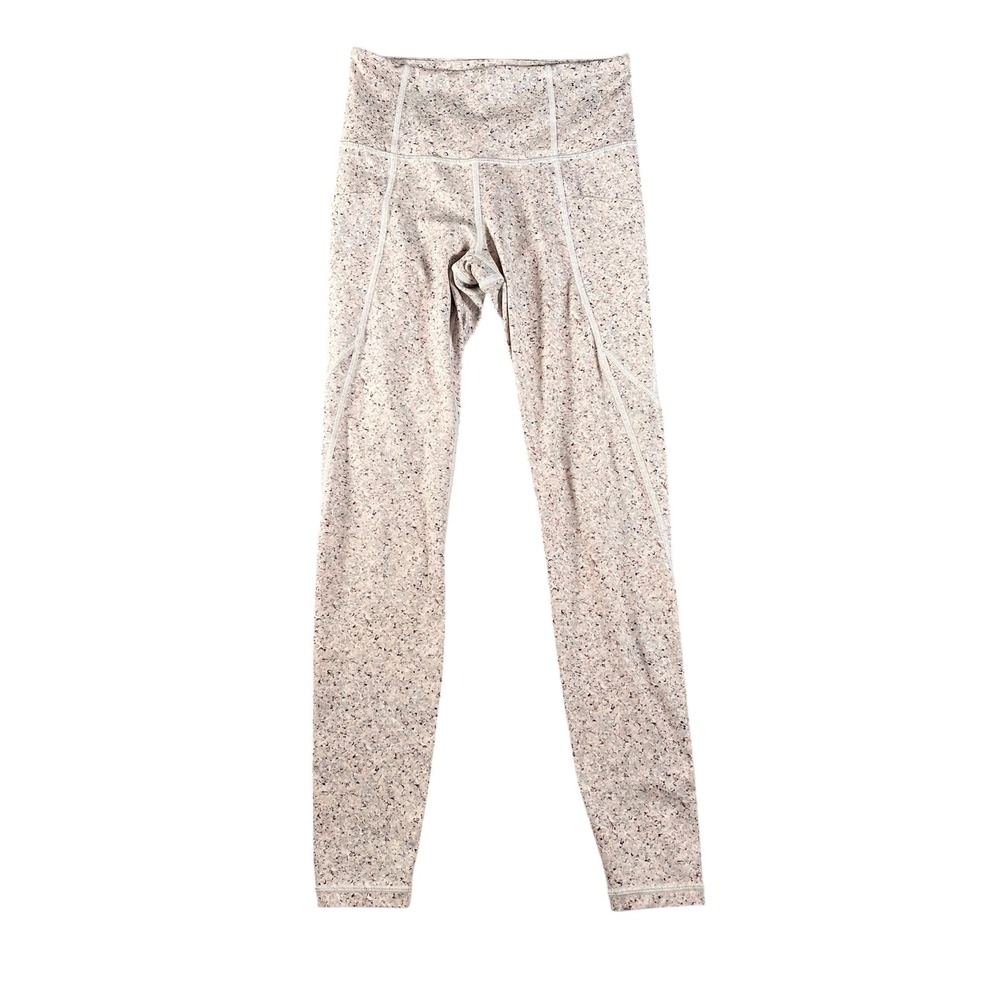 Athleta Salutation Stash Pocket Tight Leggings Women's Size XS Speckled Print